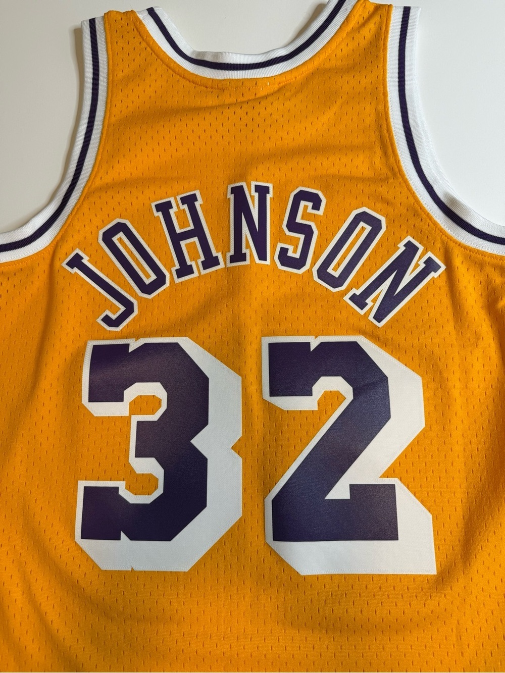 Mitchell & Ness Hardwood Classics Magic Johnson #32 Lakers Jersey